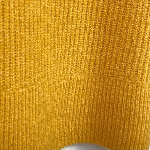 NWT * MADEWELL Mercer Turtleneck Sweater in Coziest Yarn in Heather Saffron - Picture 9 of 12